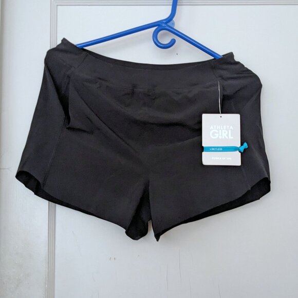NWT Athleta Girl On Your Mark 2.5" Short Black Size XXL 16 years - Picture 3 of 6
